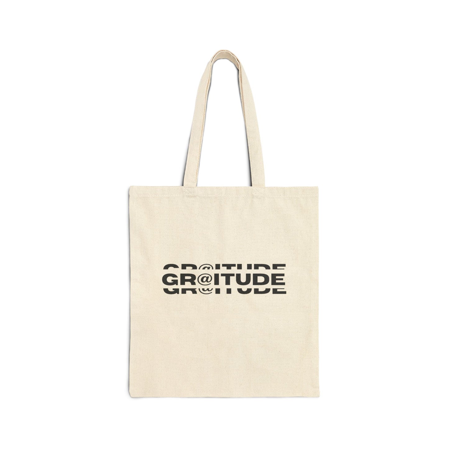 Gratitude Cotton Canvas Tote Bag