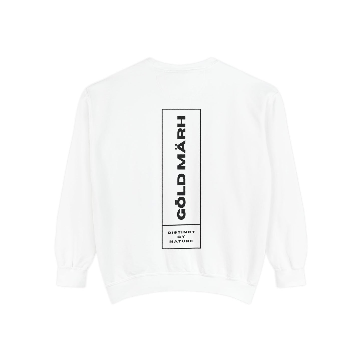 Gratitude Unisex Garment-Dyed White Sweatshirt