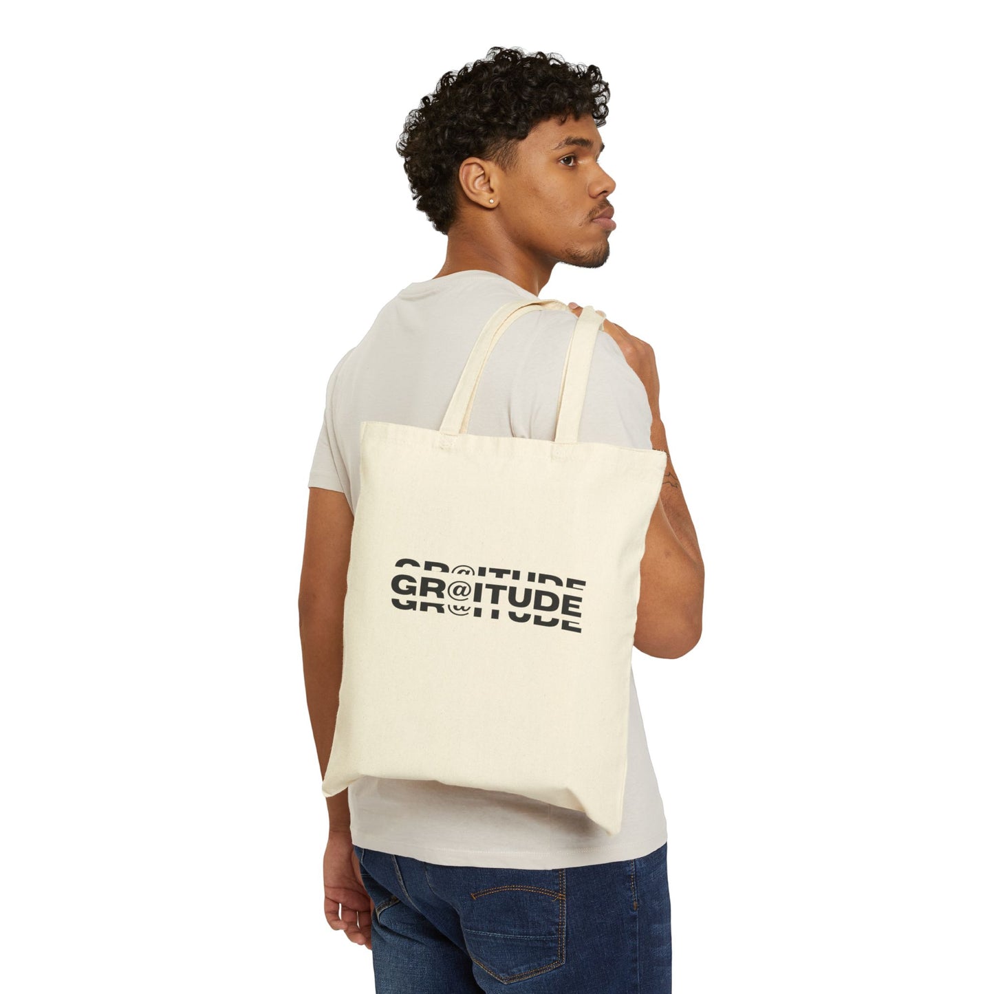 Gratitude Cotton Canvas Tote Bag